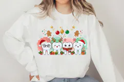 Cute Christmas Dentist Tooth PNG Designs Product Image 4