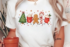 Cute Christmas Friends Holiday PNG Design Product Image 2