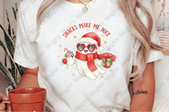 Cute Christmas Ghost Snacks PNG Product Image 2