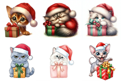 40 Adorable Christmas Cats Bundle Product Image 3