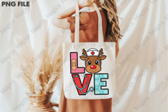 Cute Christmas Nurse PNG Product Image 3