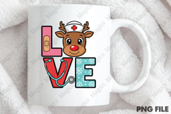 Cute Christmas Nurse PNG Product Image 4