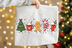 Cute Christmas Png, Doodle Xmas Sublimation Design Product Image 3