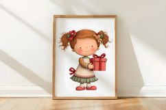 Cute Christmas Png Girly Gingerbread Clipart Product Image 3