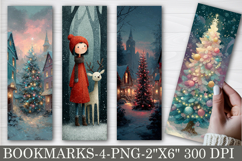 Cute Christmas Printable Bookmarks Product Image 1