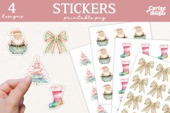 Cute Christmas Printable Stickers