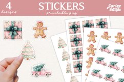Cute Christmas Printable Stickers