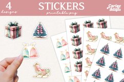 Cute Christmas Printable Stickers
