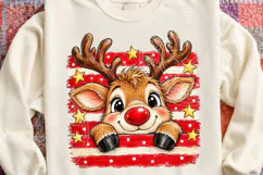 Cute Christmas Reindeer PNG Product Image 4