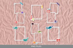 Frame Set Cute Christmas Sea Animal Product Image 1