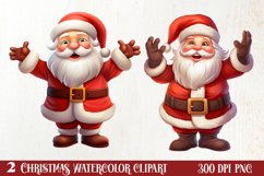 Cute Christmas Set Sublimation Clipart, Christmas PNG Product Image 1