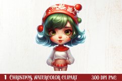Cute Christmas Set Sublimation Clipart, Christmas PNG Product Image 1