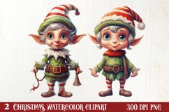 Cute Christmas Set Sublimation Clipart, Christmas PNG Product Image 1