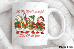 Cute Christmas Snowman Trio Product Image 4