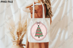 Cute Christmas Tree Coquette Frame PNG Product Image 3
