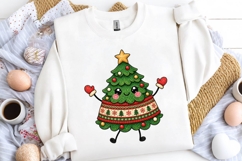 Cute Christmas Tree Doodle PNG Clipart Printable Design Product Image 2
