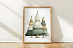 Cute Christmas Trees Clipart Product Image 3