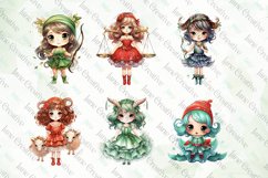 Cute Christmas Zodiac Sublimation Bundle Product Image 2