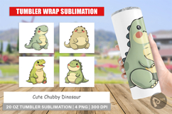 Tumbler Chubby Dinosaur Product Image 1