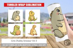 Tumbler Chubby Dinosaur Product Image 1