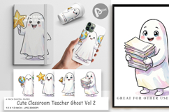 Classroom Teacher Ghost Digital Paper Product Image 1