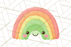 Kawaii Shamrock Cuties PNG, Cute St Patricks Day Clipart Product Image 2