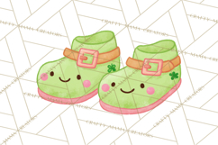 Kawaii Shamrock Cuties PNG, Cute St Patricks Day Clipart Product Image 2