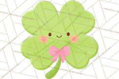 Kawaii Shamrock Cuties PNG, Cute St Patricks Day Clipart Product Image 2