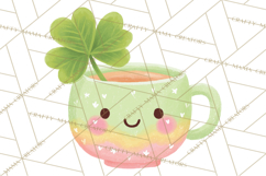 Kawaii Shamrock Cuties PNG, Cute St Patricks Day Clipart Product Image 4