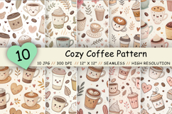 cute coffee pattern, coffee seamless paper, coffee cup pattern, cozy coffee design, coffee digital paper, coffee scrapbook paper, coffee lover pattern, coffee mug background, cafe pattern seamless, pastel coffee paper