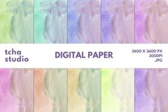 Cute Color Mix Watercolor Digital Papers Background Product Image 1
