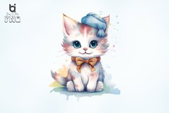 Cute Colorful Cat Sublimation Clipart Product Image 2