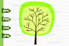 Cute Colorful Whimsical Tree Clip Art Bundle Product Image 3