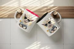 cute cool glamour lamb funny superstar animal sunglasses stars print 20 oz tumbler skinny mug wrap clipart t-shirt sublimation printable design