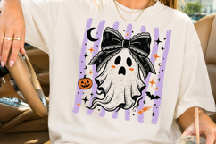 Cute Coquette Ghost Sublimation, Halloween Ghost PNG Product Image 2