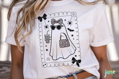 Cute Coquette Halloween Bow SVG PNG Product Image 4