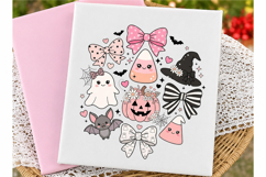 Cute Coquette Halloween Ghost PNG Product Image 3