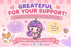 Tooth fairy cute holding tooth. Kawaii Clipart fairytales Product Image 5