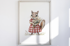 Cute Cottagecore Strawberry Clipart Bundle Product Image 3
