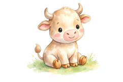 Cute Cow Png| Western Png Product Image 1