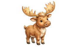Cute Cow Png| Cute Safari Png Product Image 1