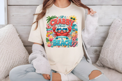 Cute Crab Beach Funny Summer PNG Product Image 5