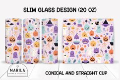 Cute Creepy Halloween Skinny Tumbler sublimation designs #2 Product Image 1