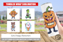 Tumbler Cute Creepy Characters Product Image 1