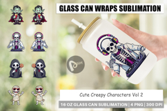 Glass Can Cute Creepy Characters Product Image 1