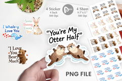 Critter Valentine's Quotes Sticker Product Image 1