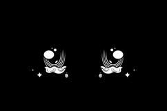 Cute crying anime eyes expression illustration graphic Product Image 2