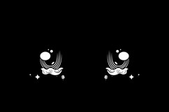 Cute crying anime eyes expression illustration vector Product Image 2