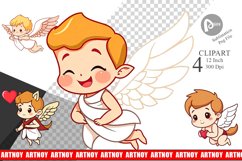 Cute Cupids Clipart Product Image 1