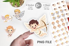 Cute Cupids Sticker Product Image 1